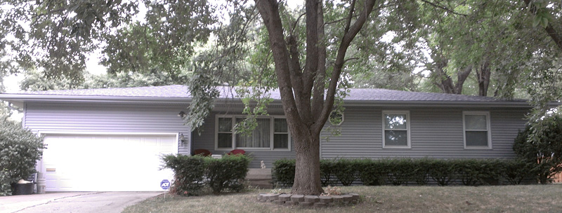 Raytown home with new siding and windows